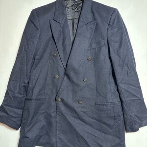 Wool Vintage Carven Midnight Black Blazer